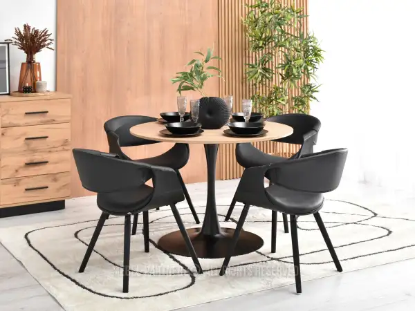 Krzesło z giętego drewna -idealny wybór mebli do jadalni